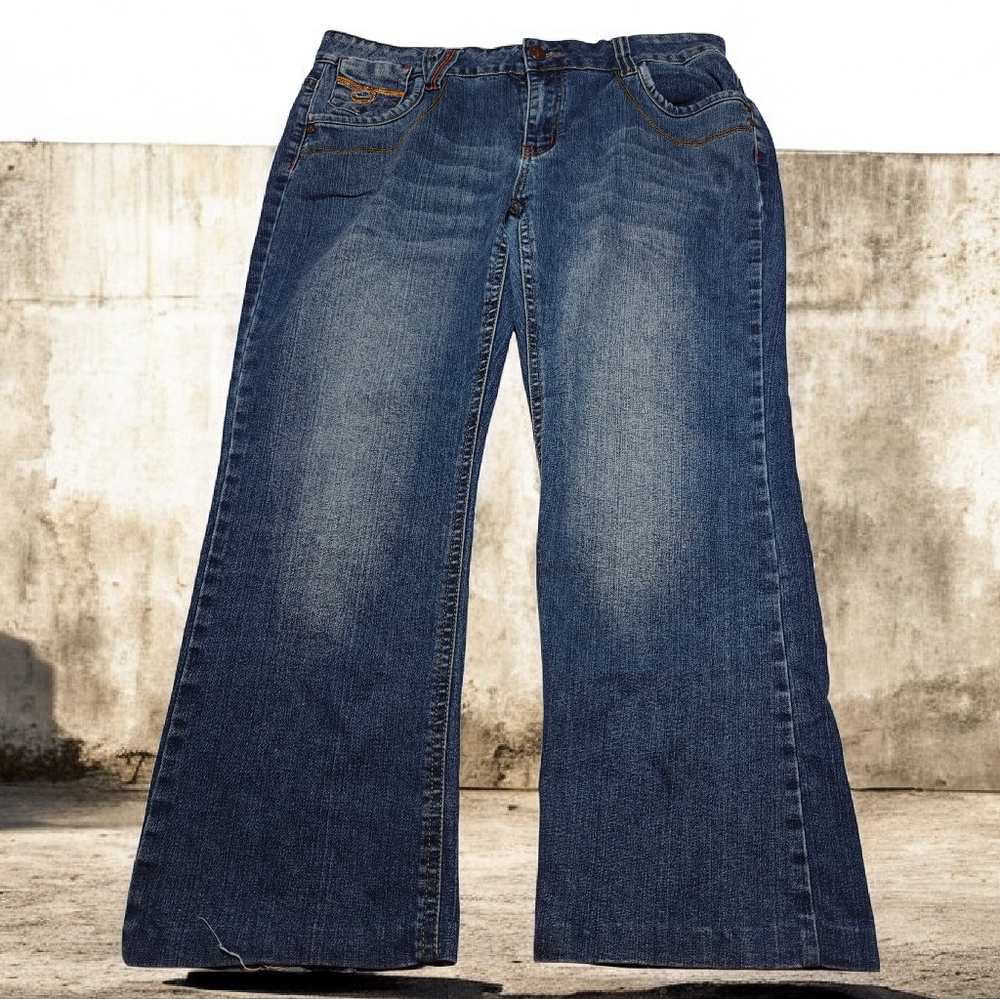 Alvantino Women's Denim Blue Jeans Size 14
